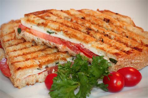 Barzini's, Tomato, Feta and Basil Panino - calories, carbs, nutrition