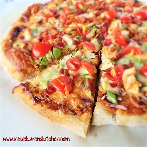 BBQ Chicken and Bacon Pizza - calories, carbs, nutrition