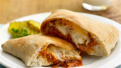 BBQ Chicken & Cheddar Calzone - calories, carbs, nutrition