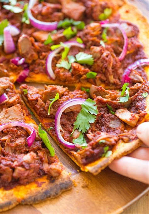 BBQ Jackfruit and Roasted Sweet Potato Pizza - calories, carbs, nutrition