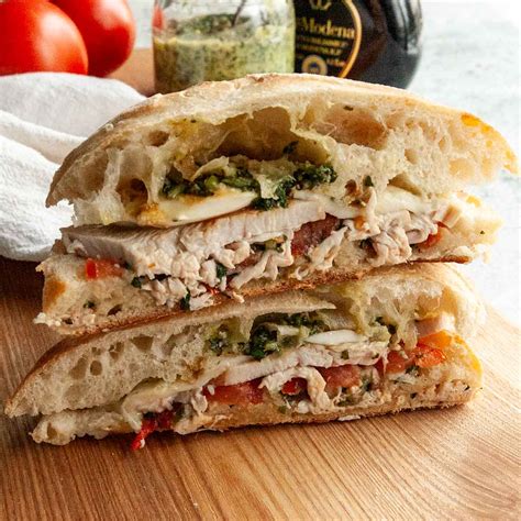 BBQ Turkey Ciabatta - calories, carbs, nutrition