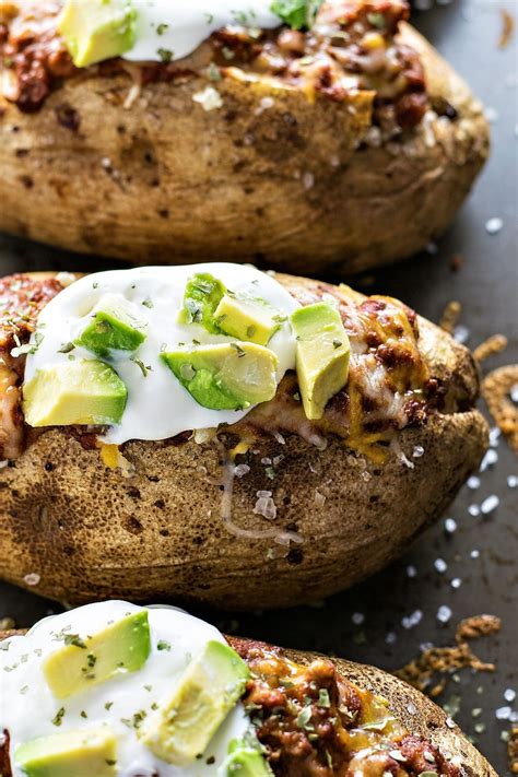 Beef & Cheese Chili Stuffed Potato - calories, carbs, nutrition