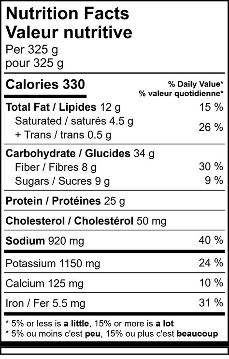 Beef Chili (18302.7) - calories, carbs, nutrition