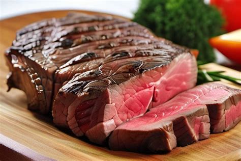 Beef, flank, steak, separable lean only, trimmed to 0" fat, choice, cooked, braised - calories, carbs, nutrition