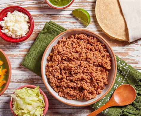 Beef Ground Taco Filling 1 oz - calories, carbs, nutrition