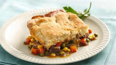 Beef & Leek Pot Pie , Chive Biscuit Crst - calories, carbs, nutrition