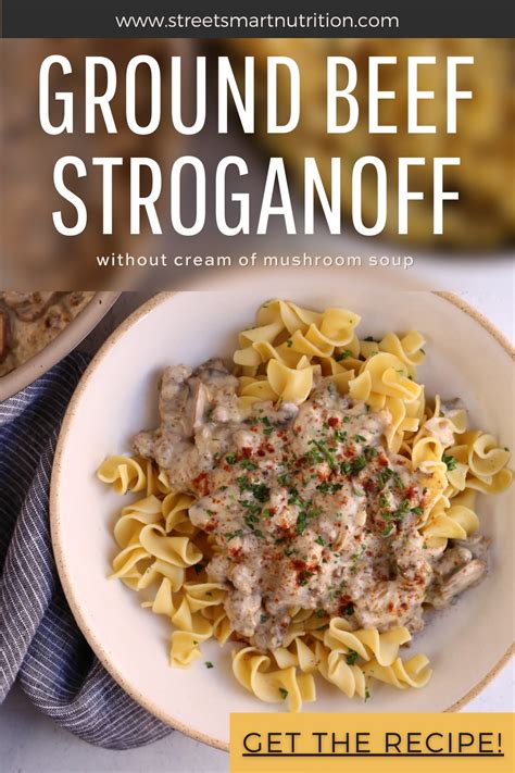 Beef & Mushroom Stroganoff - calories, carbs, nutrition