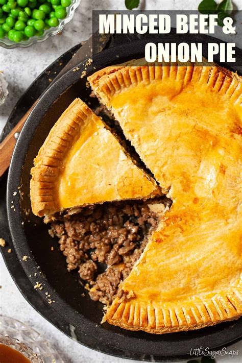 Beef & Onion Pie - calories, carbs, nutrition