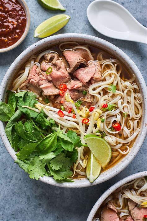 Beef Pho Noodle Soup - calories, carbs, nutrition