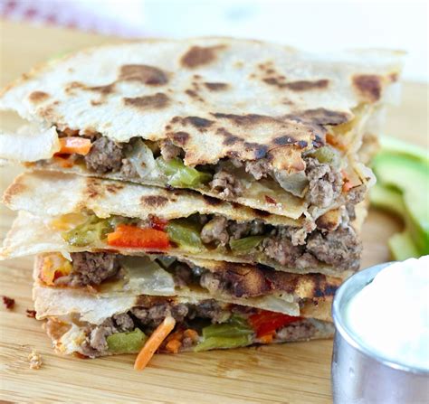 Beef Quesadilla - calories, carbs, nutrition