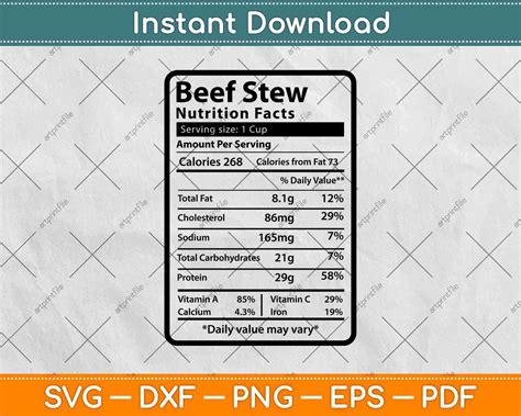 Beef Stew Meat - calories, carbs, nutrition