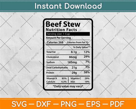 Beef Stew Meat - calories, carbs, nutrition