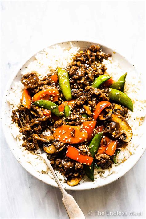 Beef Stir fry with Basmati Rice MEDIUM - calories, carbs, nutrition