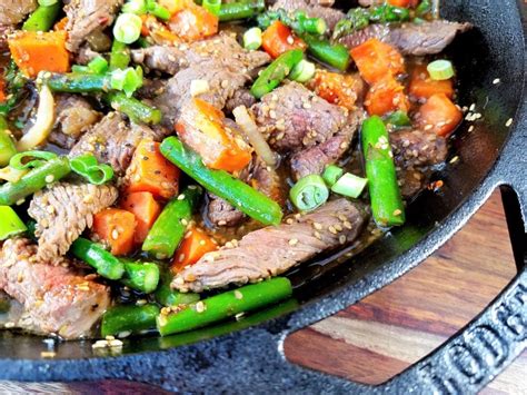 Beef Stir fry with Sweet Potato LARGE - calories, carbs, nutrition