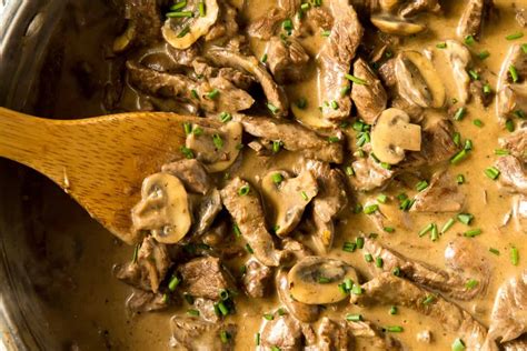 Beef Stroganoff with Sweet Potato SMALL - calories, carbs, nutrition