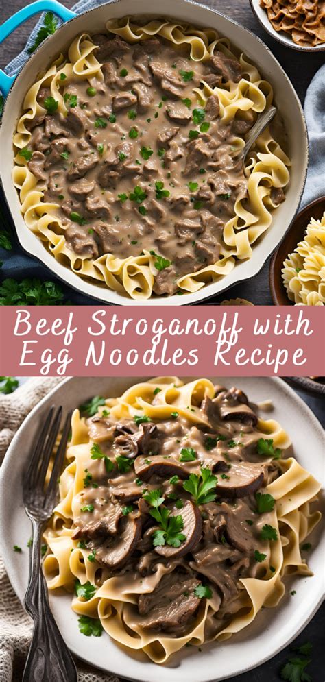 Beef Top Round Stroganoff & Egg Noodles - calories, carbs, nutrition