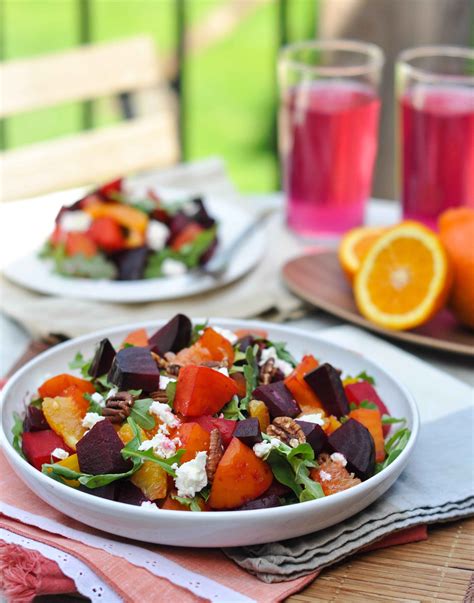 Beetroot Orange & Roquette Salad - calories, carbs, nutrition