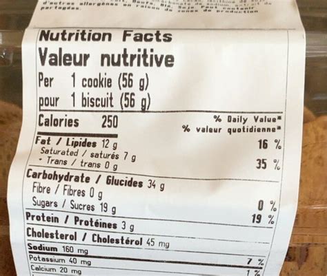 Belgian Chocolate Cookie - calories, carbs, nutrition
