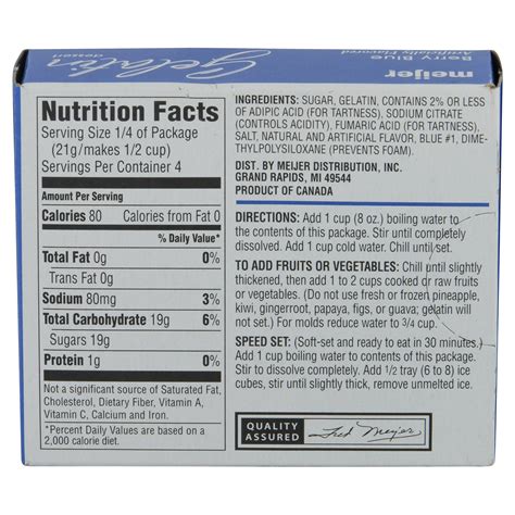 Berry Blue Gelatin-sm - calories, carbs, nutrition