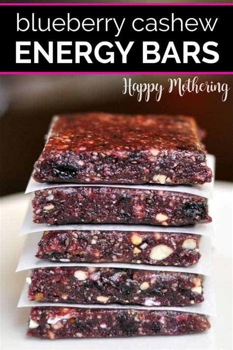 Berry Cinnamon Cashew Energy Bar - calories, carbs, nutrition