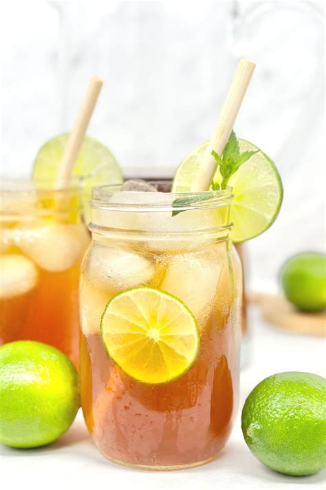 Bev Iced Tea Lime 16 fl oz - calories, carbs, nutrition