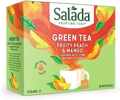 Beverages, Green tea, SALADA brewed from bags - calories, carbs, nutrition