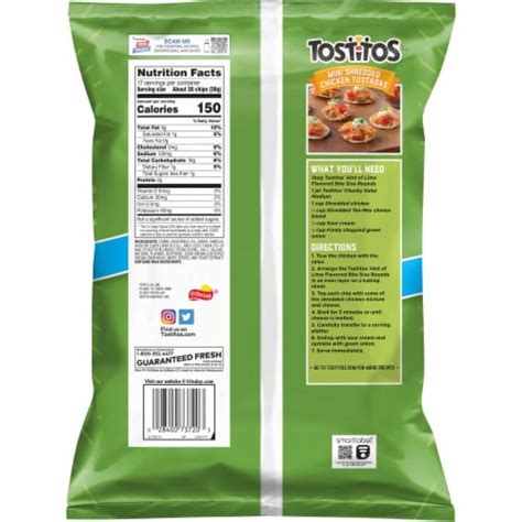 Bite Size Tortilla Chips - calories, carbs, nutrition