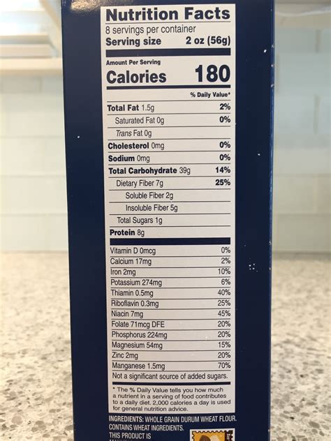 Black and Blue Pasta - calories, carbs, nutrition