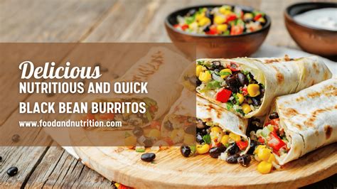Black Bean Burrito - calories, carbs, nutrition