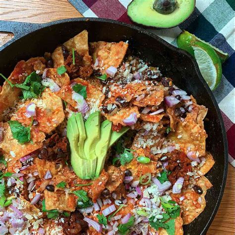 Black Bean & Chicken Chilaquiles - calories, carbs, nutrition