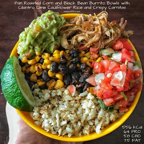 Black Bean Lime Cauliflower Rice - calories, carbs, nutrition