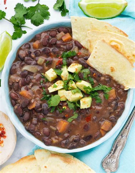 Black Bean Soup with Cilantro Cream (11376.1) - calories, carbs, nutrition
