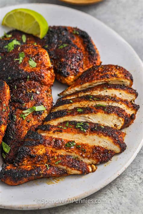 Blackened Chicken Breast Plate - calories, carbs, nutrition