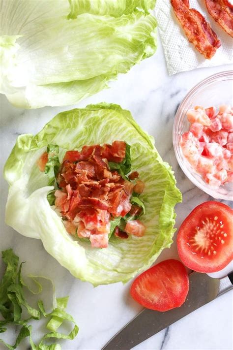 BLT Lettuce Wrap - calories, carbs, nutrition