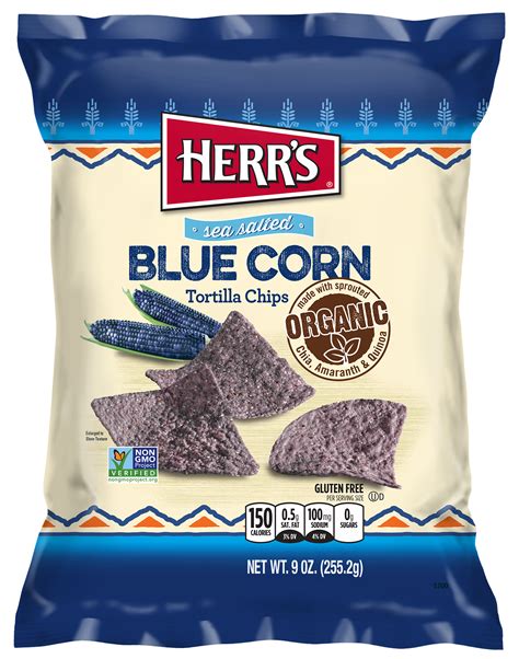 Blue Corn Chips - calories, carbs, nutrition