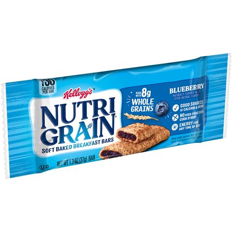 Blueberry Nutrigrain Bar - calories, carbs, nutrition