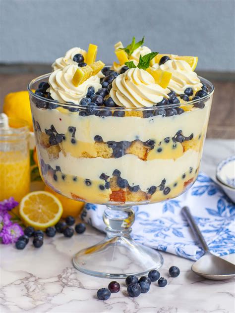 Blueberry-Orange Trifle - calories, carbs, nutrition