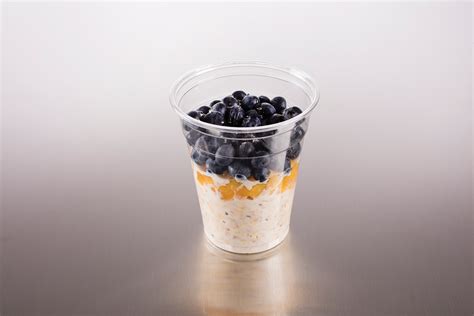 Blueberry, Peach & Honey Parfait - calories, carbs, nutrition