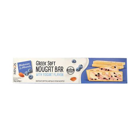 Blueberry & Yogurt Nougat Bar - calories, carbs, nutrition