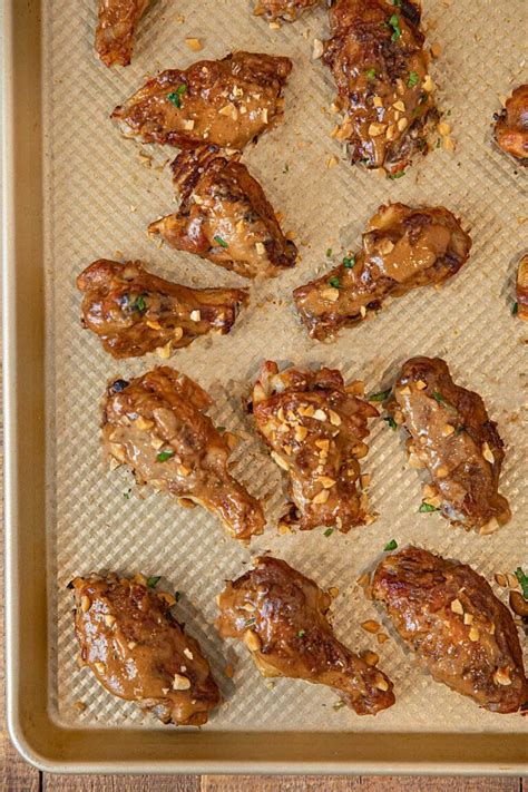 Boneless Thai Peanut Chicken Wings - calories, carbs, nutrition