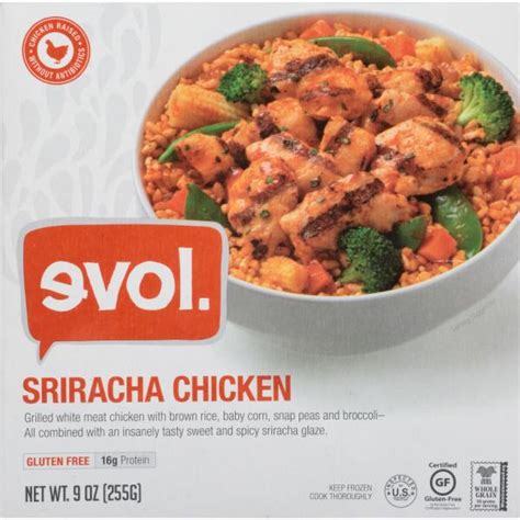 Bowl Sriracha Chicken - calories, carbs, nutrition