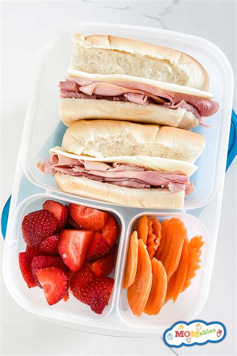 Box Lunch Ham & Cheddar - calories, carbs, nutrition