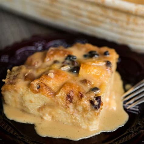 Bread & Butter Pudding with Toffee Sauce - calories, carbs, nutrition