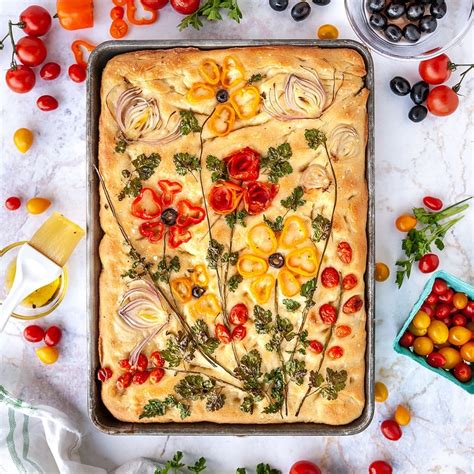 Bread Focaccia Herb HSP SLC=4x6 - calories, carbs, nutrition