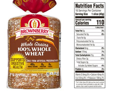 Bread Whole Wheat - calories, carbs, nutrition