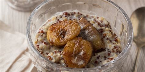 Breakfast Grain and Caramelized Banana Bowl - calories, carbs, nutrition