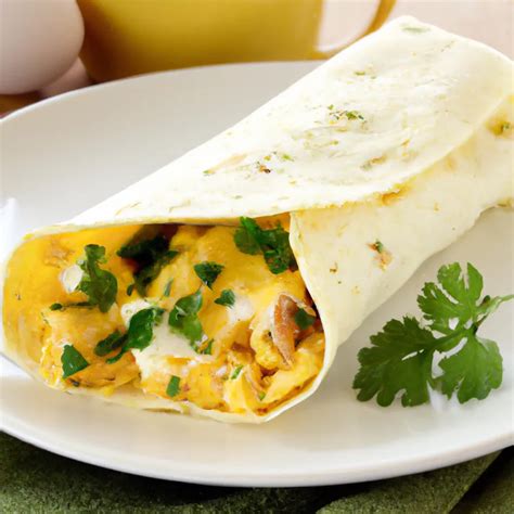 Breakfast Wrap with Eggs - calories, carbs, nutrition