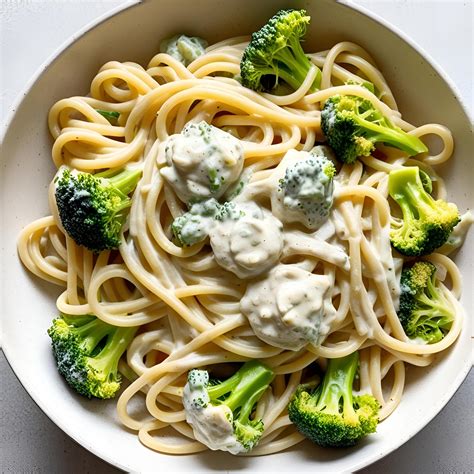 Broccoli Alfredo Pasta - Meal - calories, carbs, nutrition