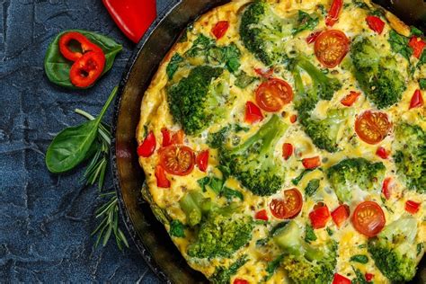 Broccoli and Feta Frittata - calories, carbs, nutrition