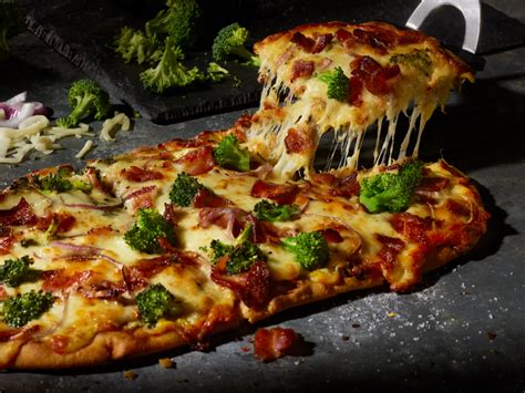 Broccoli Cheddar Flat Bread Pizza - Food On Demand - calories, carbs, nutrition